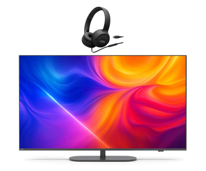 Telewizor 43" Philips 43PUS9010 43" QLED 4K Ambilight +SŁUCHAWKI NAUSZNE JBL
